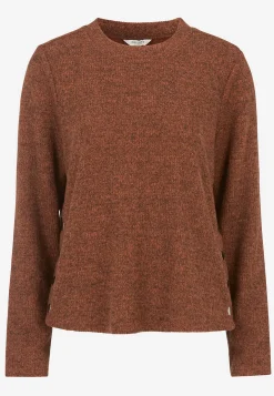 Superblød trøje med knapper