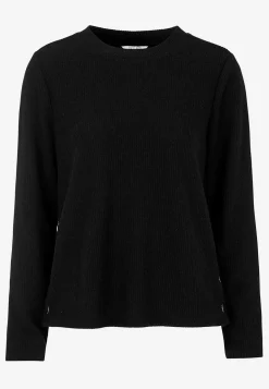 Superblød trøje med knapper