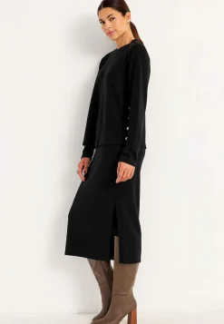 Superblød trøje med knapper