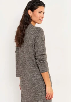 Superblød trøje med knapper