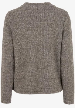 Superblød trøje med knapper