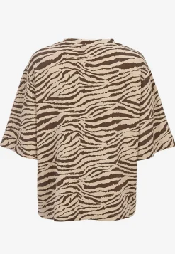 Superblød t-shirt med zebramønster | Cellbes