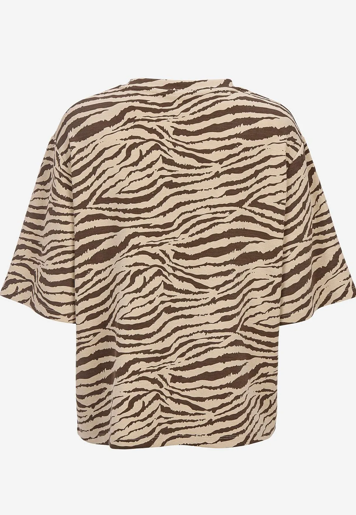 Superblød t-shirt med zebramønster | Cellbes