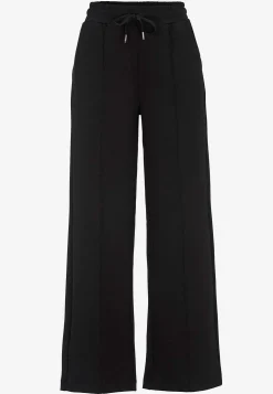 Superbløde jerseybukser med syede pressefolder