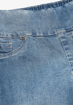 Superkomfortable ankeljeans i denim Elin