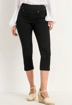 Superkomfortable caprijeggings i denim Elin