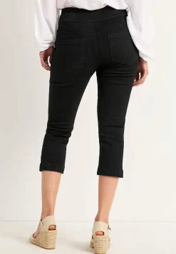 Superkomfortable caprijeggings i denim Elin