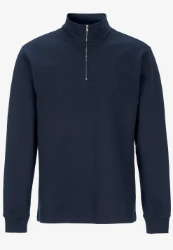 Sweatshirt med lynlås