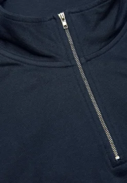 Sweatshirt med lynlås