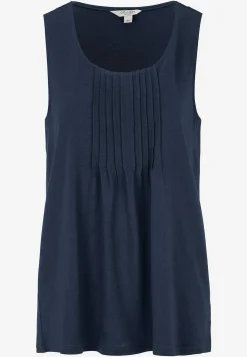 Tanktop med dekorativ fold