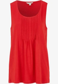 Tanktop med dekorativ fold