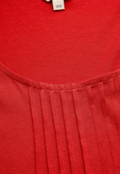 Tanktop med dekorativ fold