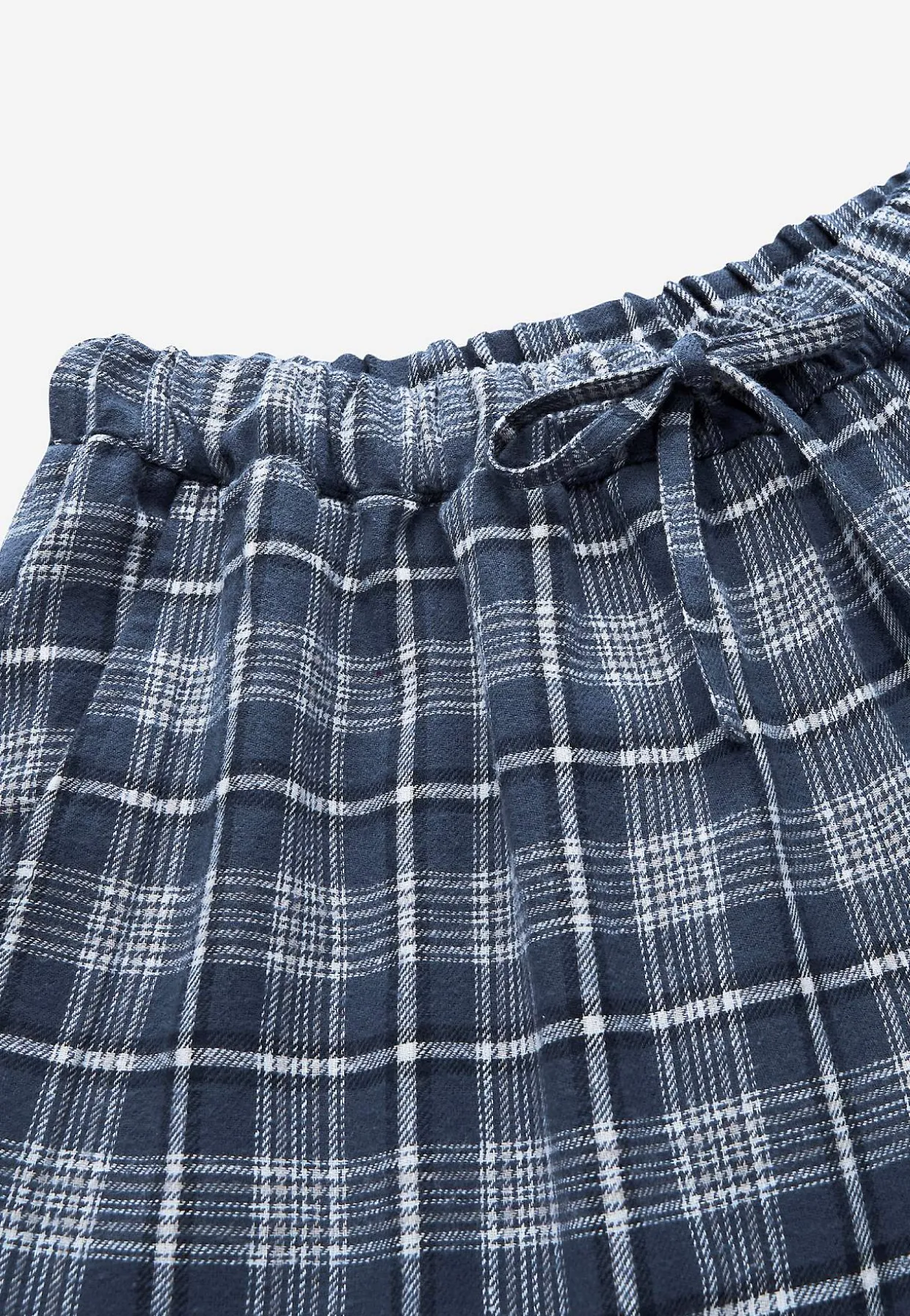 Ternede pyjamasbukser i flonel