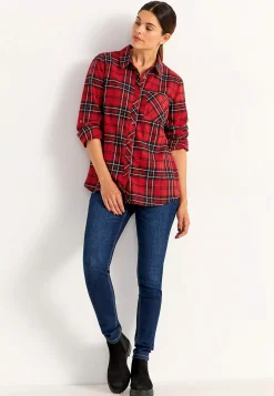 Ternet flonelskjorte