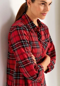 Ternet flonelskjorte