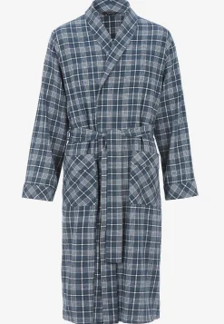 Ternet morgenkåbe i flonel | Cellbes