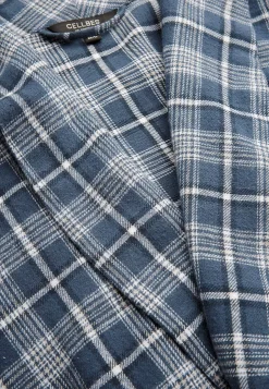 Ternet morgenkåbe i flonel | Cellbes