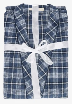 Ternet morgenkåbe i flonel | Cellbes