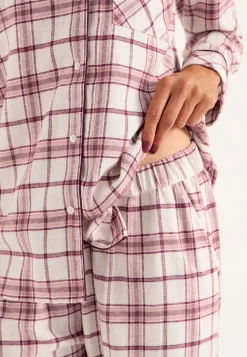 Ternet pyjamas i flonel