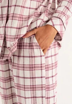 Ternet pyjamas i flonel