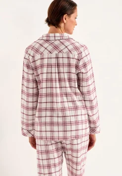 Ternet pyjamas i flonel