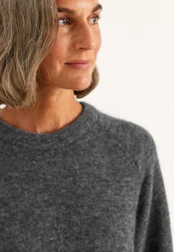 Top Premium i mohair- og uldblanding