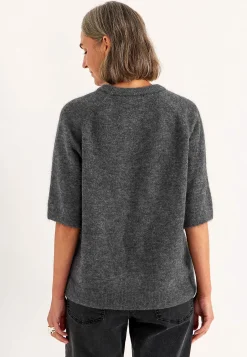 Top Premium i mohair- og uldblanding