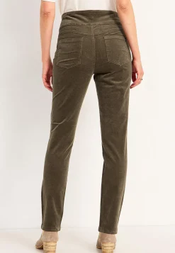 Treggings i kraftig fløjl