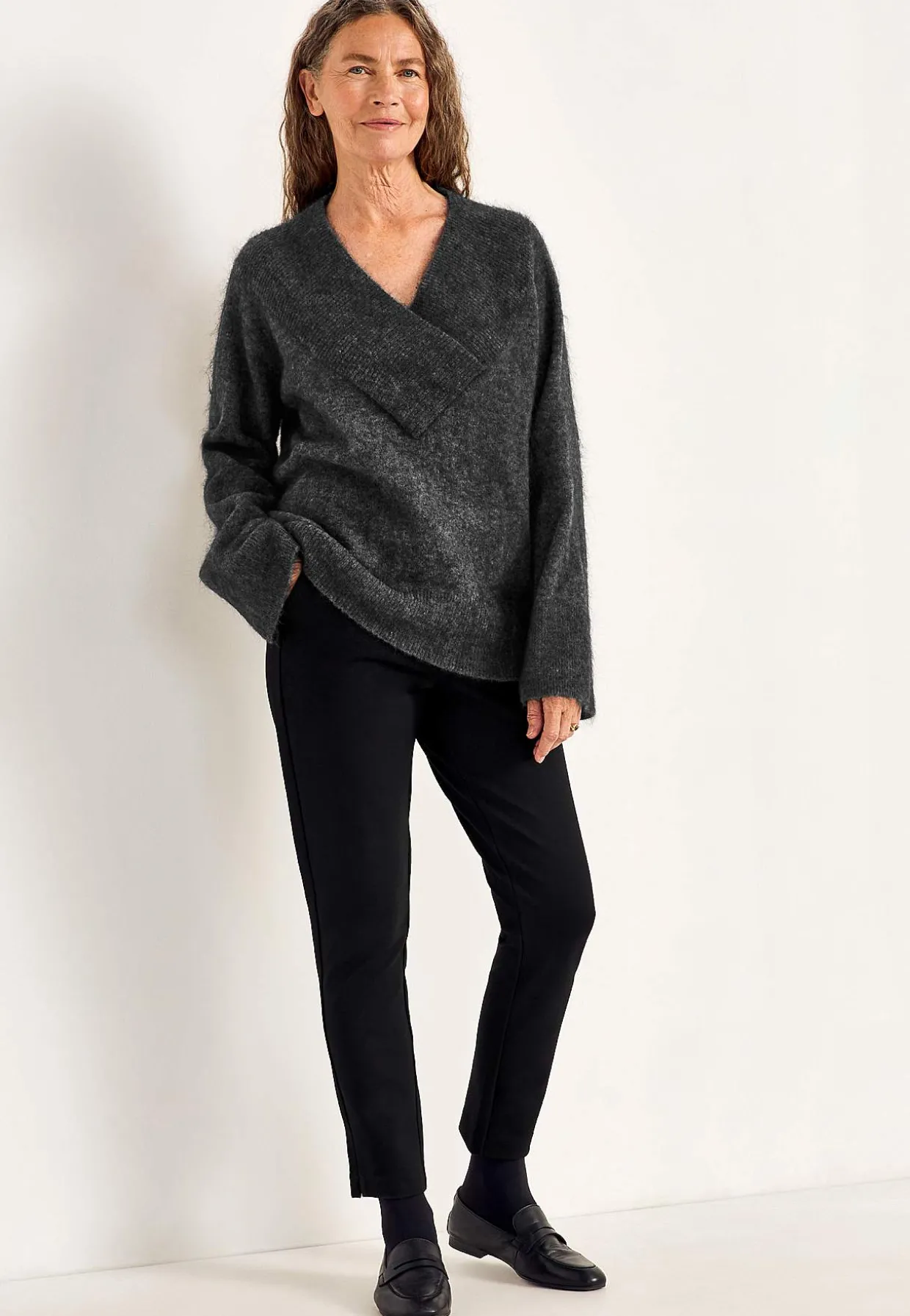 Trøje Premium i mohair- og uldblanding | Cellbes