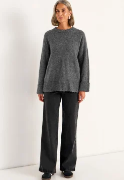 Trøje Premium i mohair- og uldblanding