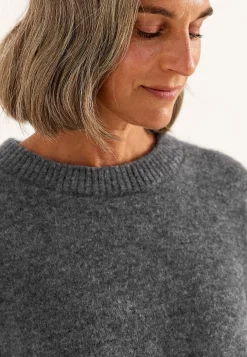 Trøje Premium i mohair- og uldblanding