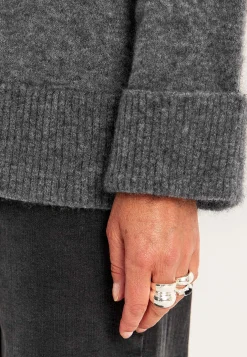 Trøje Premium i mohair- og uldblanding