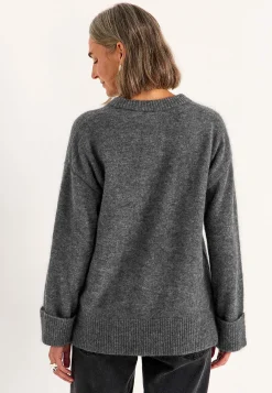 Trøje Premium i mohair- og uldblanding