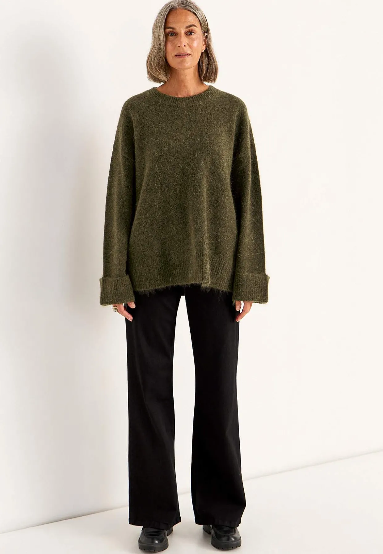 Trøje Premium i mohair- og uldblanding | Cellbes