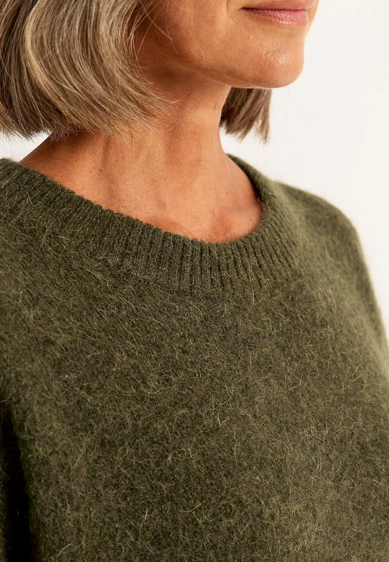 Trøje Premium i mohair- og uldblanding | Cellbes