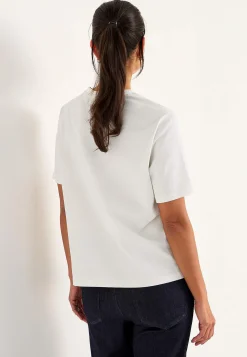 T-shirt i kraftig bomuldsjersey