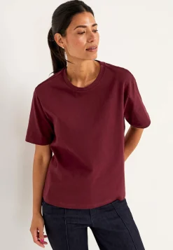 T-shirt i kraftig bomuldsjersey