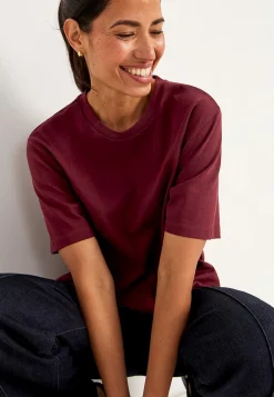 T-shirt i kraftig bomuldsjersey