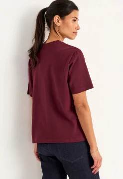 T-shirt i kraftig bomuldsjersey