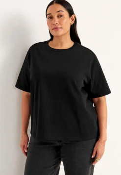 T-shirt i kraftig bomuldsjersey