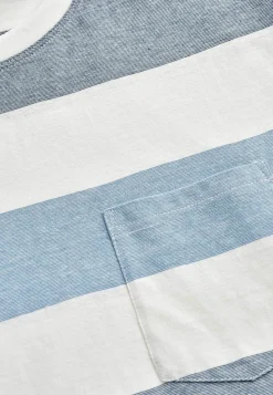 T-shirt med brede striber