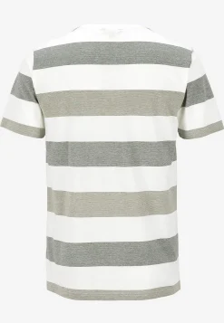 T-shirt med brede striber