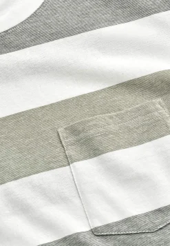 T-shirt med brede striber