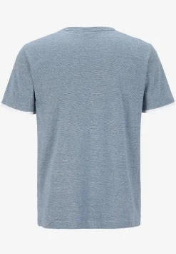 T-shirt med knapstolpe