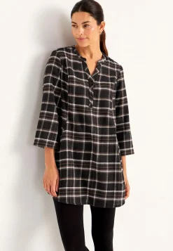 Tunika i flonel med lommer | Cellbes