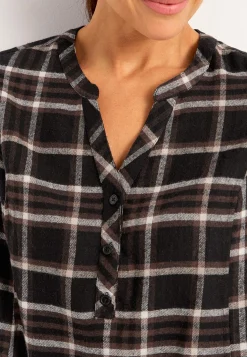 Tunika i flonel med lommer | Cellbes