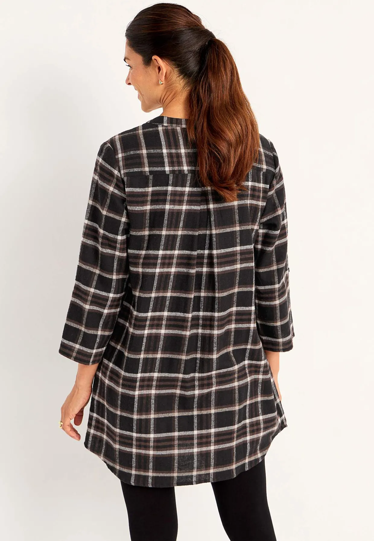 Tunika i flonel med lommer | Cellbes