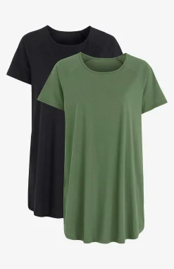 Tunika i økologisk bomuld Alex 2-pack