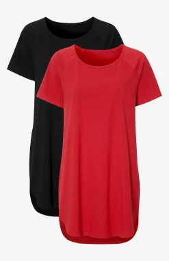 Tunika i økologisk bomuld Alex 2-pack | Cellbes