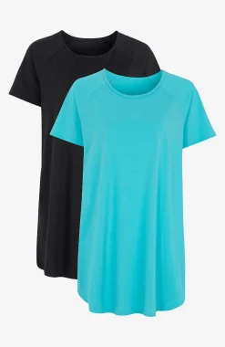 Tunika i økologisk bomuld Alex 2-pack